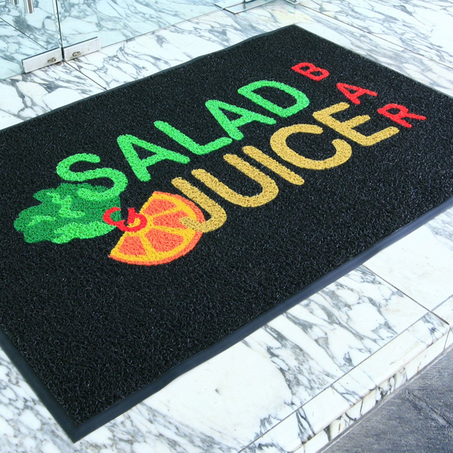 Tapete Rizo Personalizado con Logotipo para Negocio