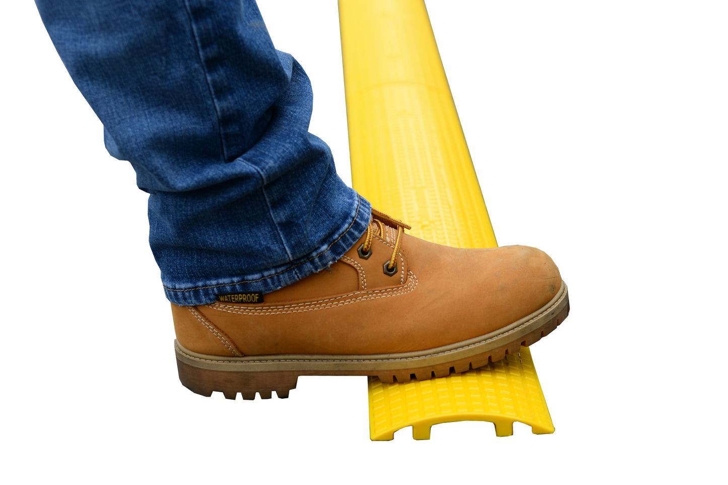 Protector de Cable Tipo Rampa Modular | Polietileno, Carga 1500 kg y Canal Extra Ancho