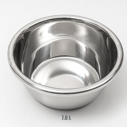 Set de 3 Mixing Bowl de Acero Inoxidable | Tazones Reforzados para Cocina Duraderos y Multiusos