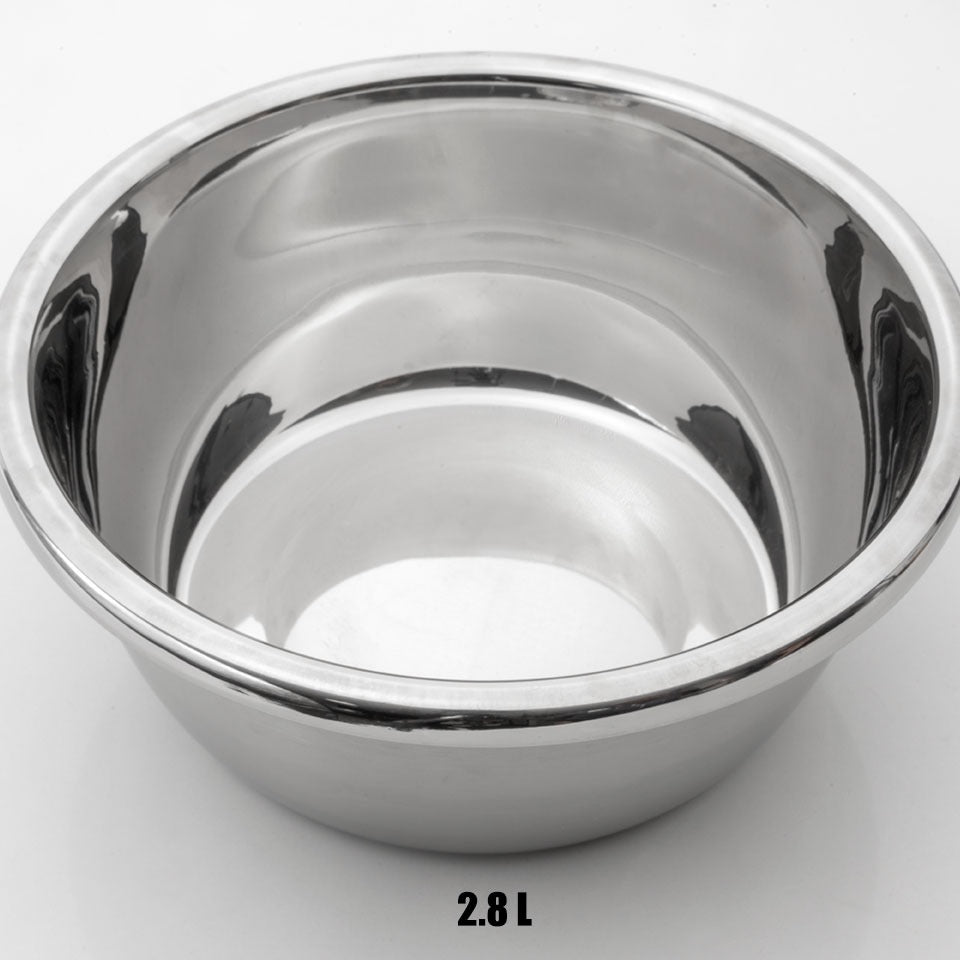 Set de 3 Mixing Bowl de Acero Inoxidable | Tazones Reforzados para Cocina Duraderos y Multiusos