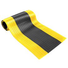 Rollo Tapete Antifatiga Safety Sponge Negro/Amarillo | Ergonomía y Seguridad en Pasillos Largos