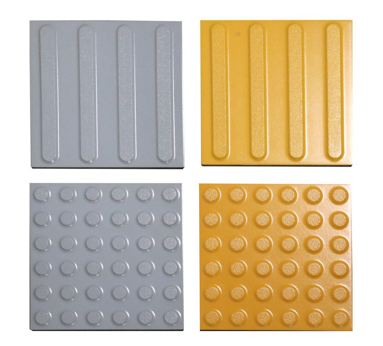 Loseta Cerámica Podotáctil para Invidentes | Señalización Guía Táctil y Alta Resistencia al Tráfico (Copia)