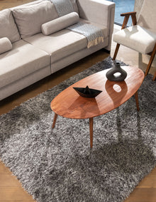 Tapete de sala Sena Plateado 160 cm x 225 cm