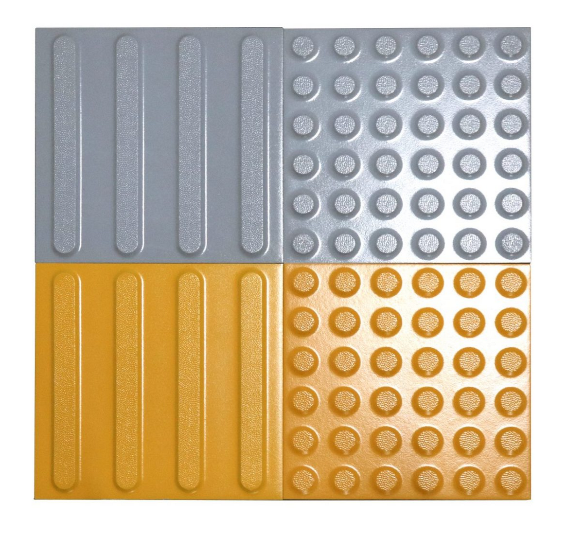 Loseta Cerámica Podotáctil para Invidentes | Señalización Guía Táctil y Alta Resistencia al Tráfico (Copia)