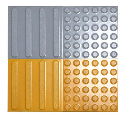 Loseta Cerámica Podotáctil para Invidentes | Señalización Guía Táctil y Alta Resistencia al Tráfico (Copia)