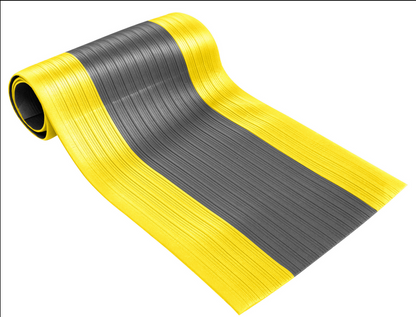 Tapete Antifatiga Industrial Safety Sponge en Rollo | Esponja de PVC y Seguridad Visual