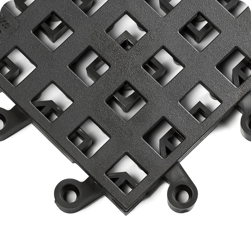 Tapete Modular Ergodeck con Orificios 22mm | Drenaje Rápido y Antifatiga para Áreas Húmedas