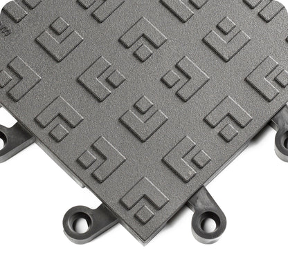 Tapete Modular Antifatiga Ergodeck Comfort Gris Oscuro 22mm | PVC de Alto Confort