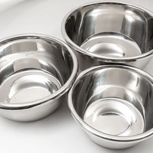 Set de 3 Mixing Bowl de Acero Inoxidable | Tazones Reforzados para Cocina Duraderos y Multiusos