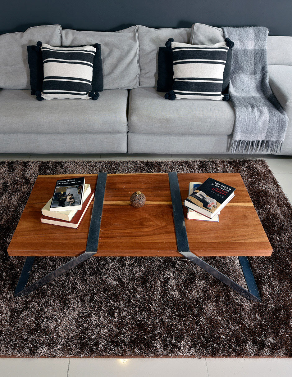 Tapete de sala Ankara café 160 cm x 225 cm