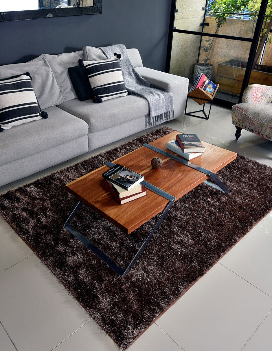 Tapete de sala Ankara café 160 cm x 225 cm