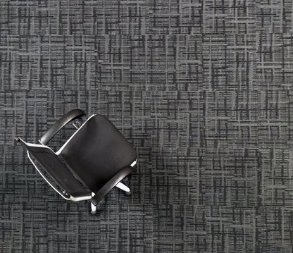 Alfombra Modular Biarritz Alto Tráfico 50x50 cm | Uso Rudo, Base EBAC/PVC y Propiedades Antiestáticas