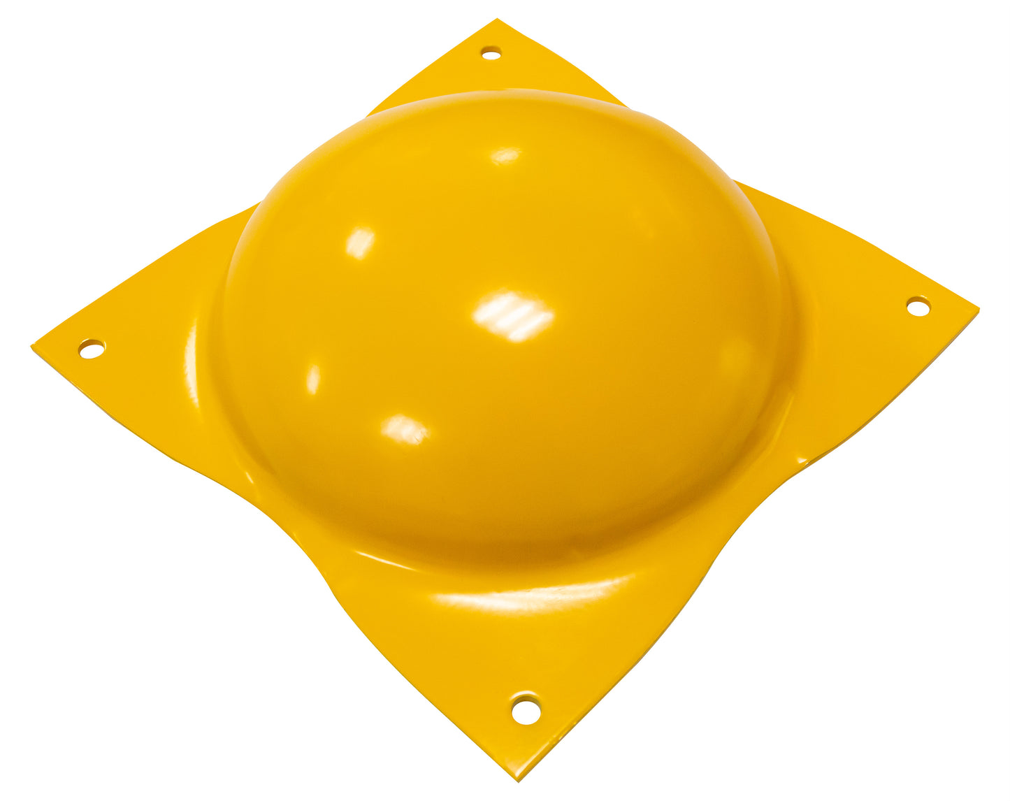 Boya Metálica Amarilla para Tráfico | Reductor de Velocidad y Delimitador Vial de Alta Resistencia