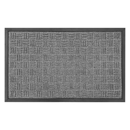 Tapete de entrada Crossroad Gris 45 cm x 75 cm