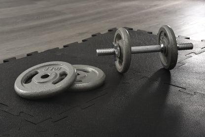 Piso gimnasio de caucho Modular Fitness Mat plus