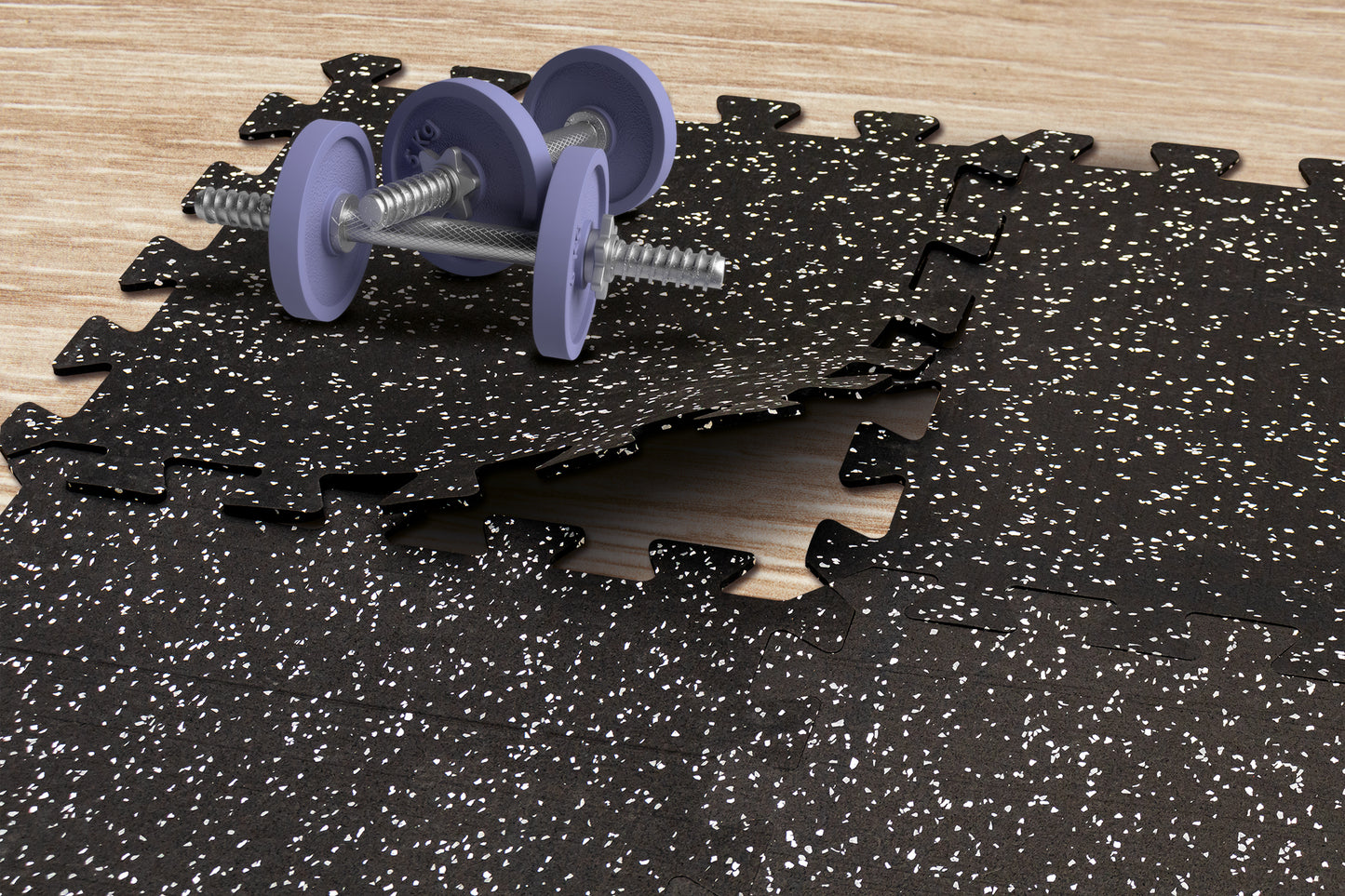 Piso para gimnasio fitness mat chispas modular