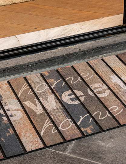 Tapete de entrada Home Sweet Home Flock 45 cm x 75cm