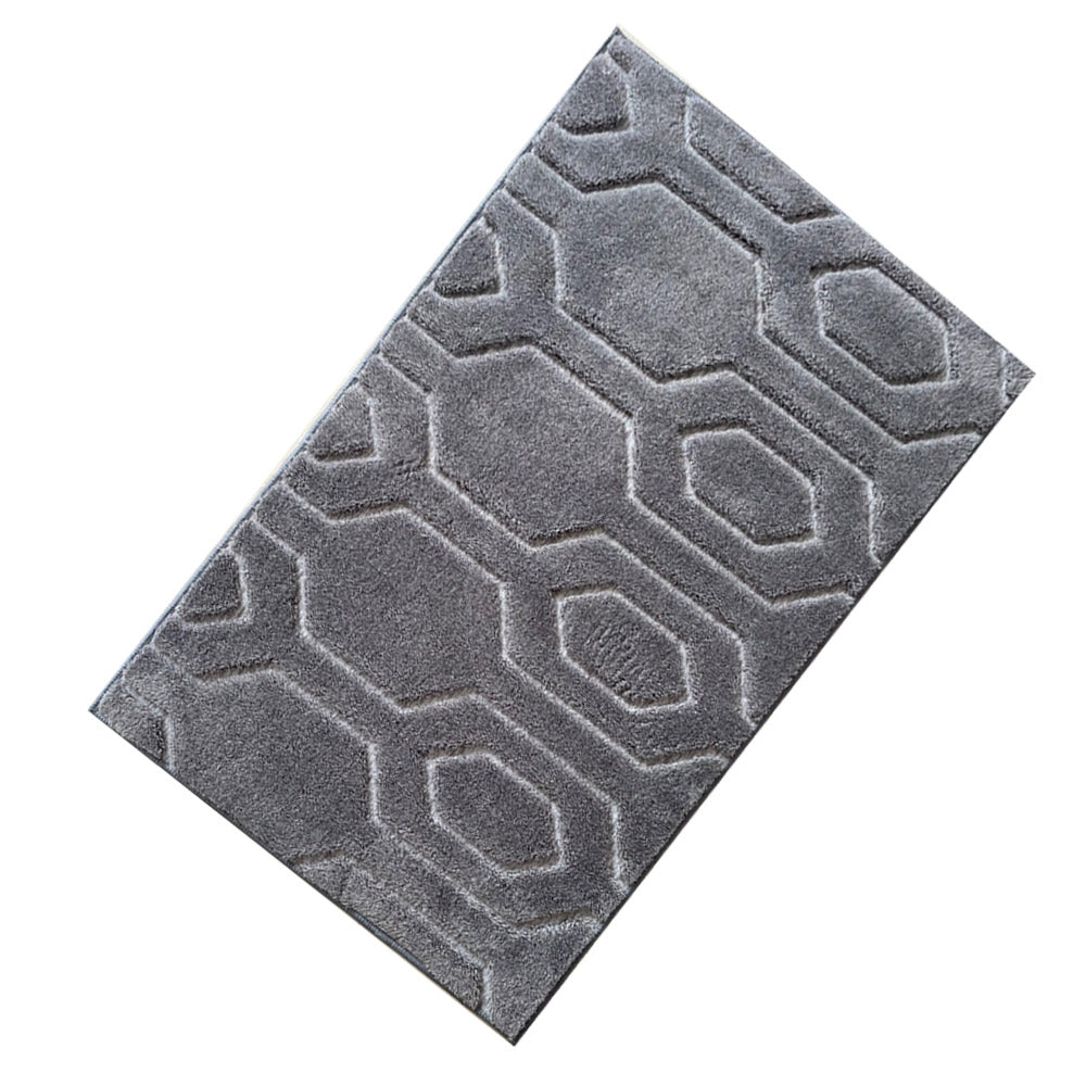 Tapete pie de cama Hudson gris 60 cm x 100 cm