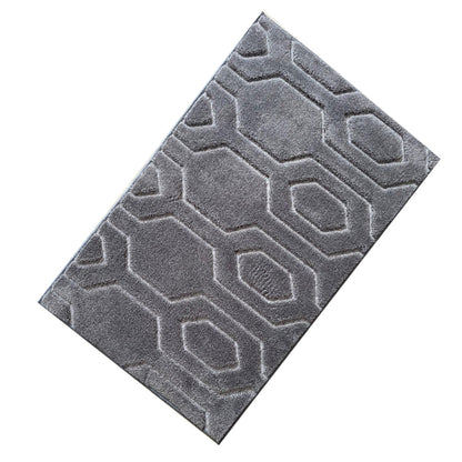 Tapete pie de cama Hudson gris 60 cm x 100 cm