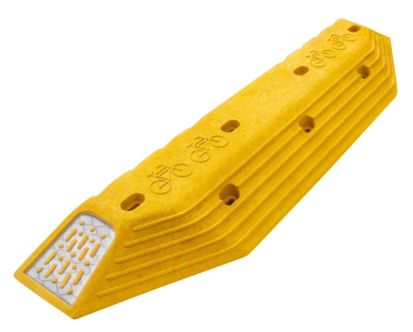 Bolardo Confibici 180cm | Separador de Carril de Polietileno con Logotipo Ciclista y Protección UV