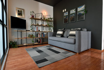 Tapete de sala Montreal cuadros 120 cm x 170 cm