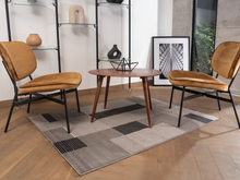 Tapete de sala gris LT-20 120 cm x 160 cm