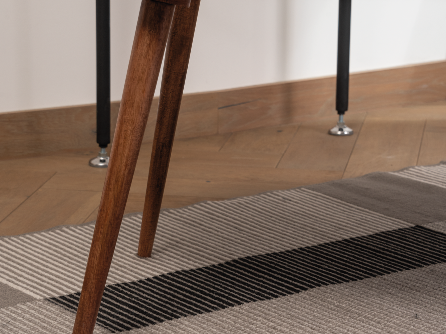 Tapete de sala gris LT-20 120 cm x 160 cm