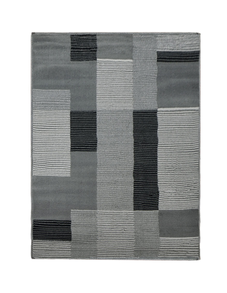 Tapete de sala gris LT-20 120 cm x 160 cm