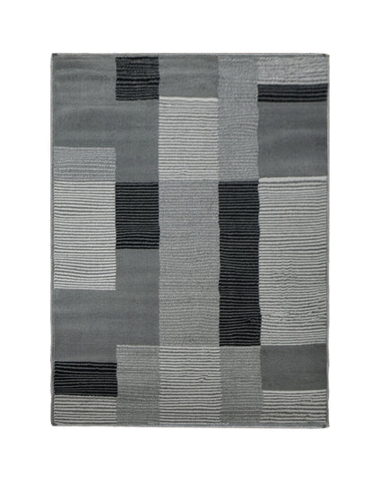 Tapete de sala gris LT-20 120 cm x 160 cm
