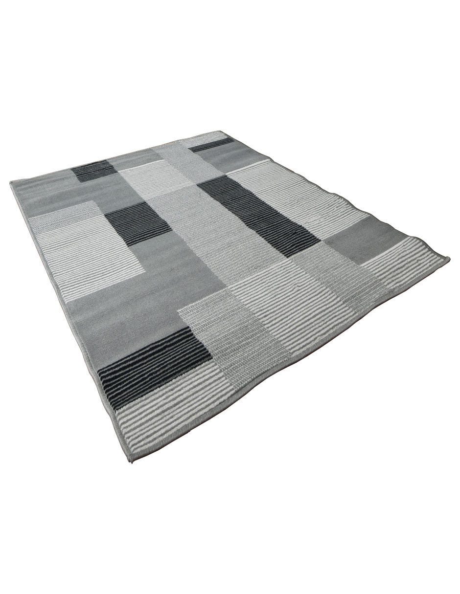 Tapete de sala gris LT-20 120 cm x 160 cm