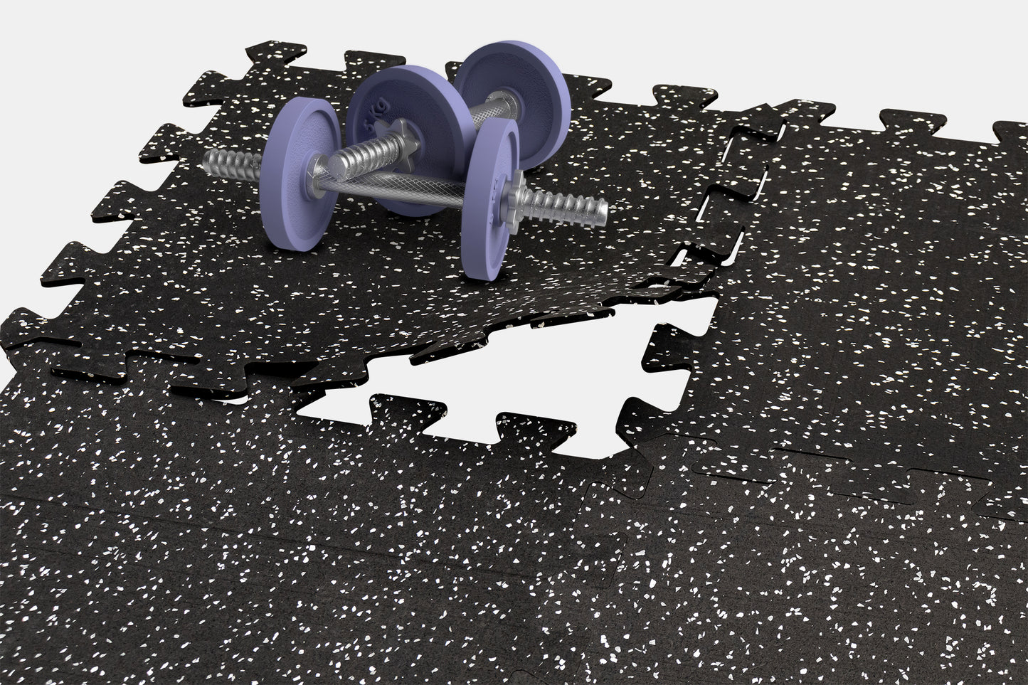 Piso para gimnasio fitness mat chispas modular