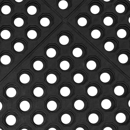 Tapete Antifatiga Modular Classic con Orificios | Hule Drenante y Confort Industrial