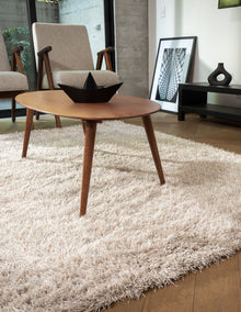 Tapete de sala beige Ness 160 cm x 225 cm