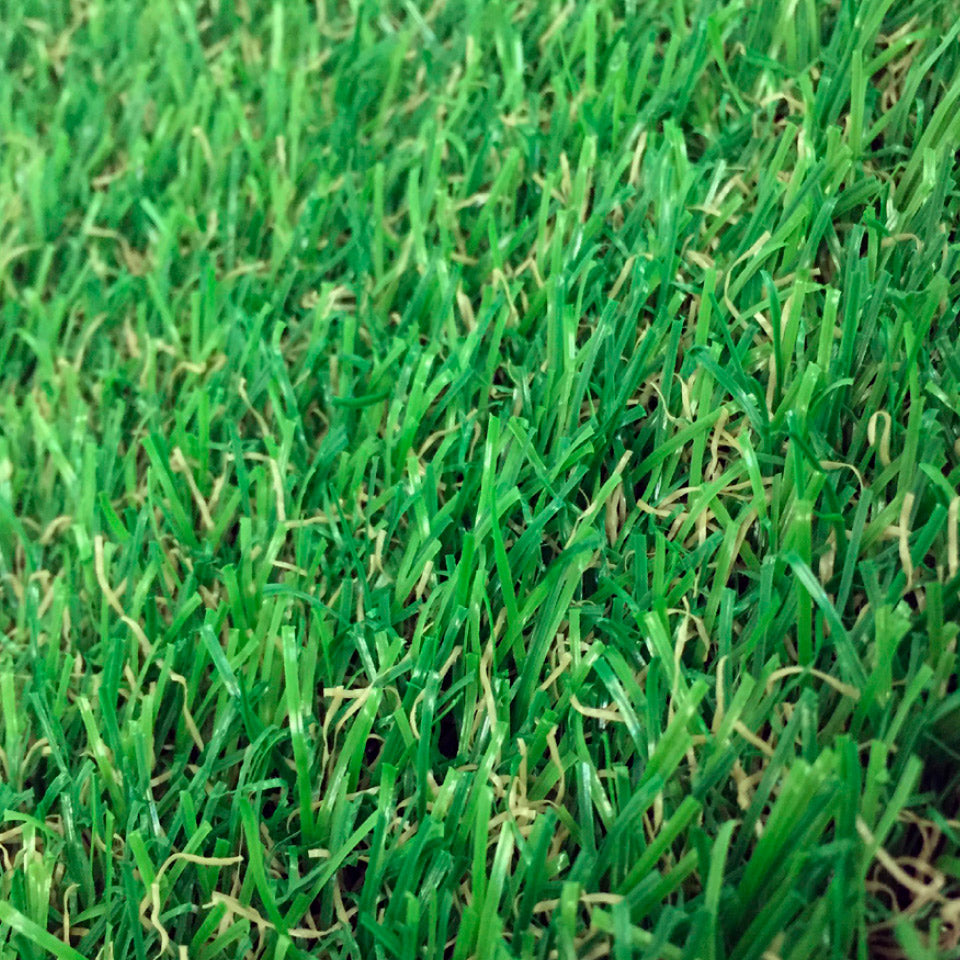 Pasto Artificial Denali 20 mm | Uso Decorativo, Textura Verde/Café y Realismo Extremo