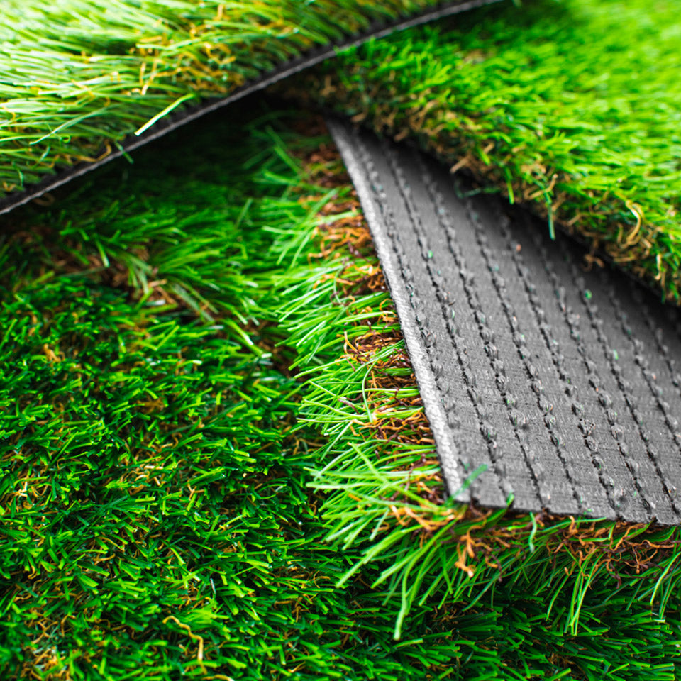 Pasto Artificial Denali 20 mm | Uso Decorativo, Textura Verde/Café y Realismo Extremo