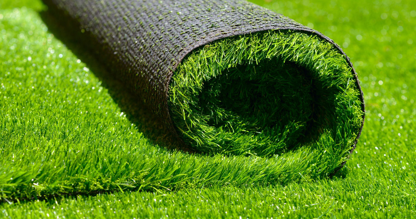 Pasto Sintético Verde Classic 20 mm | Uso Decorativo, Bitono y Base de Látex