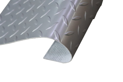 PVC Piso en Rollo Antiderrapante Diamantado | Aislante, Alto Flujo y Resistencia UV