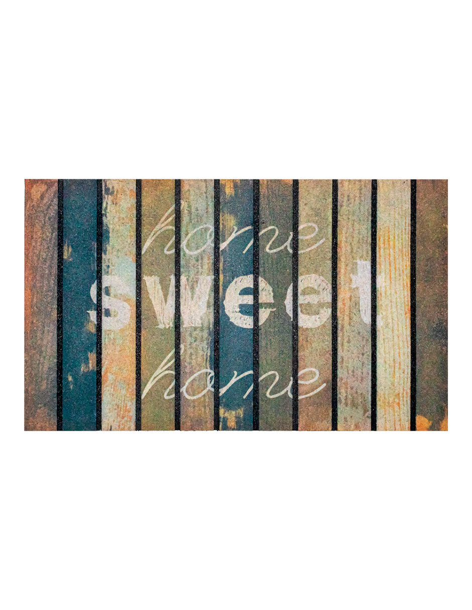 Tapete de entrada Home Sweet Home Flock 45 cm x 75cm