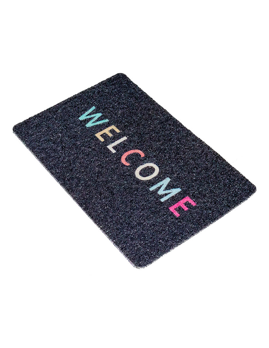 Tapete de entrada Rizo Home Welcome 40 cm x 60 cm