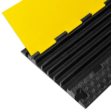 Protector de Cable Rampa Heavy Duty 5 Canales | Polietileno, Carga 12,000 kg y Tapa de Alta Resistencia