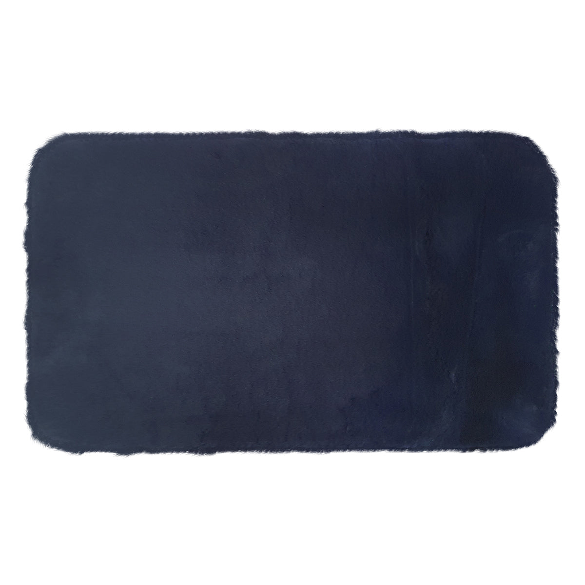 Tapete Pie de cama Rabbit Fur premium azul 60 cm x 100 cm