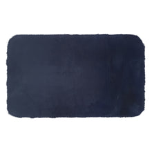 Tapete Pie de cama Rabbit Fur premium azul 60 cm x 100 cm