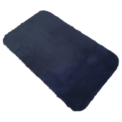 Tapete Pie de cama Rabbit Fur premium azul 60 cm x 100 cm