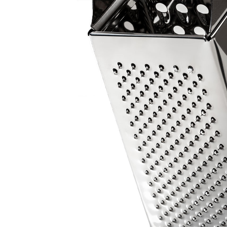 Rallador de Cocina 24x10.5x8 cm | Acero Inoxidable, Multiusos y Resistente