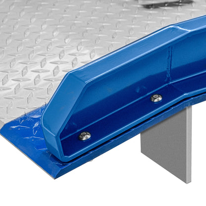 Rampa de Andén de Aluminio para Montacargas 6,800 kg | Portátil, Antideslizante y 152x122 cm