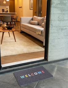 Tapete de entrada Rizo Home Welcome 40 cm x 60 cm
