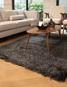 Tapete de sala Sena negro gris 160 cm x 225 cm