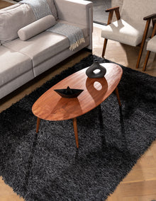 Tapete de sala Sena negro gris 160 cm x 225 cm