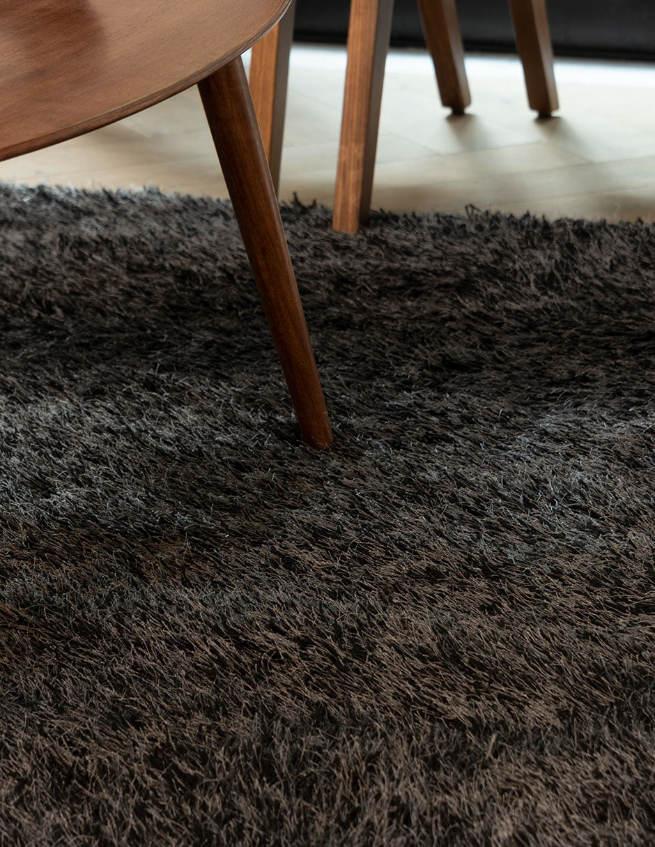 Tapete de sala Sena negro gris 160 cm x 225 cm