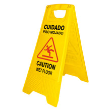 Señalamiento Letrero Piso Mojado | Preventivo, Plegable y Resistente para Seguridad